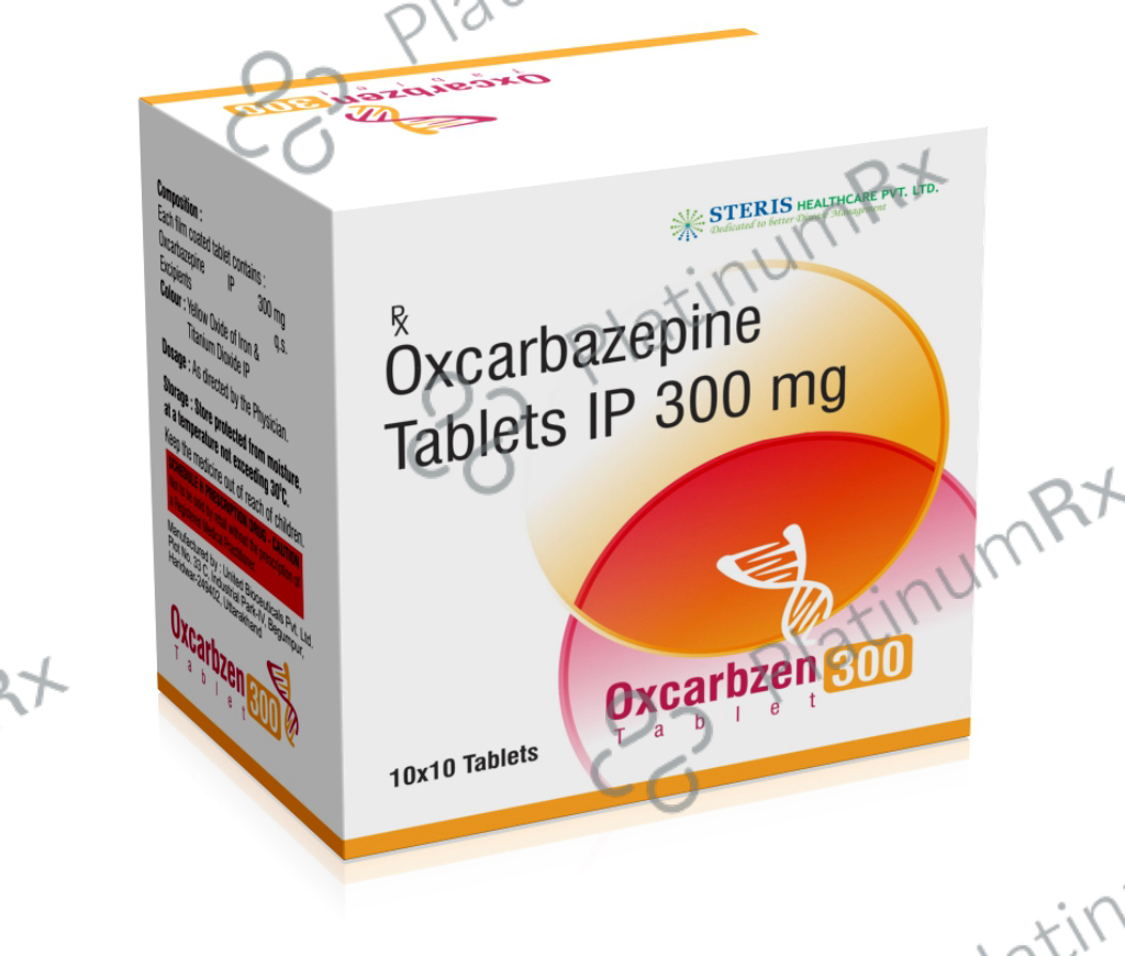 Oxcarbzen 300mg Tab 10s