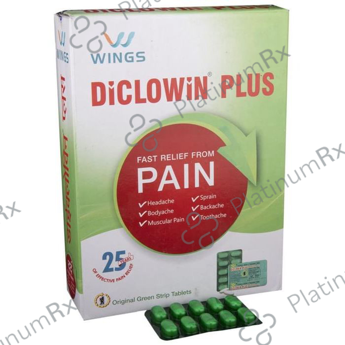 Diclowin Plus 50/325mg Tablet 10s