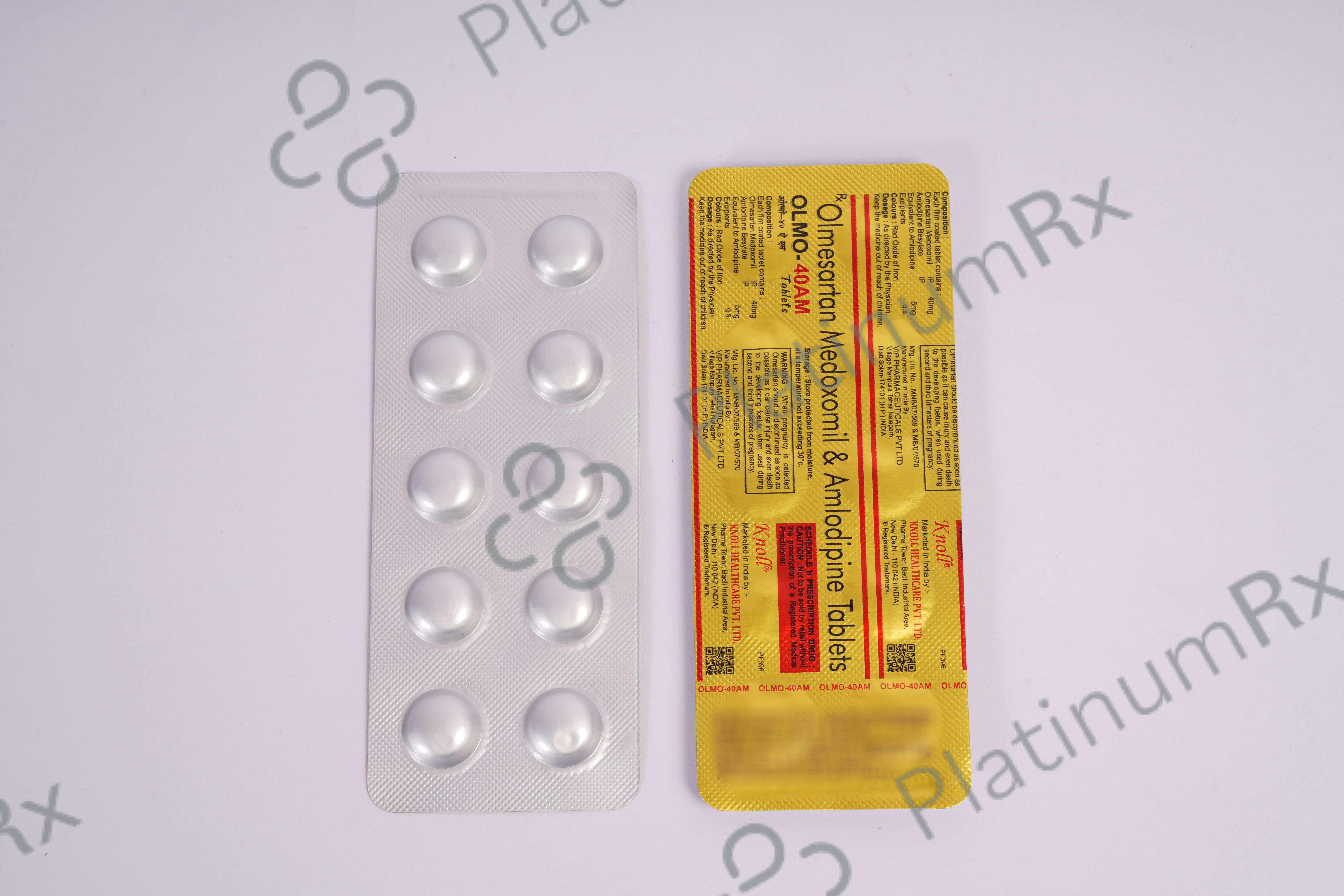 Olmo AM 40/5mg Tablet 10s