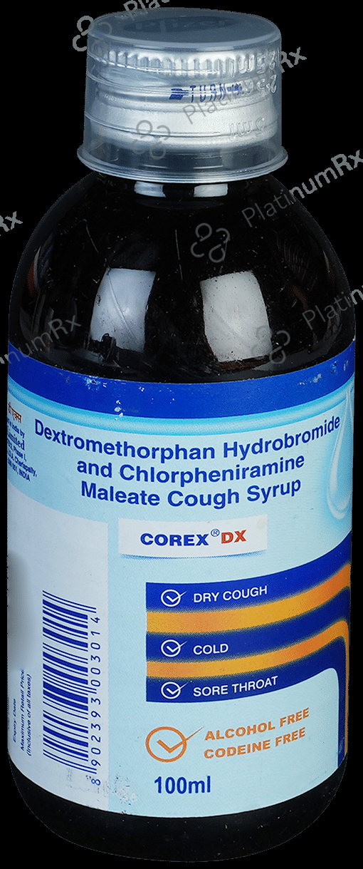 Corex DX 4/10mg Syrup 100ml