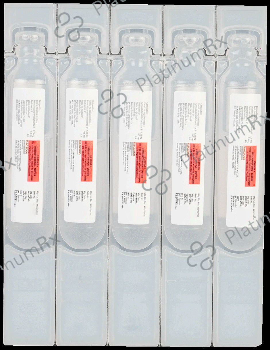 Bunase L 2ml 0.5mg/1.25mg Respule 5s