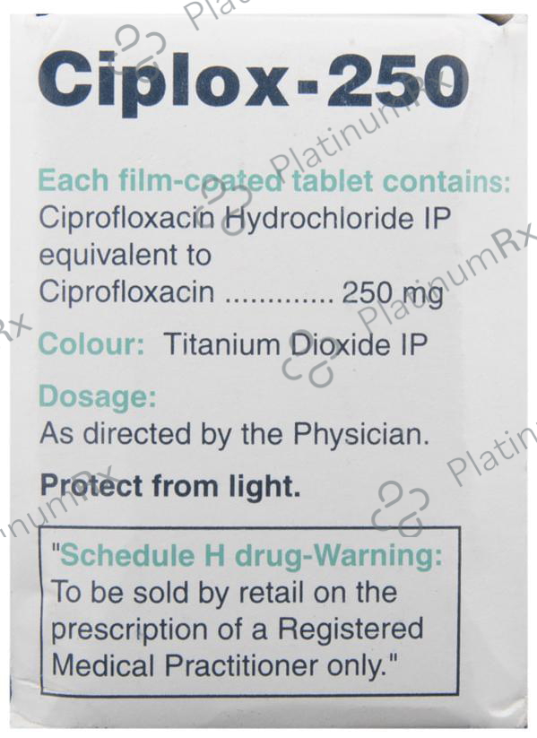 Ciplox 250mg Tablet 10s