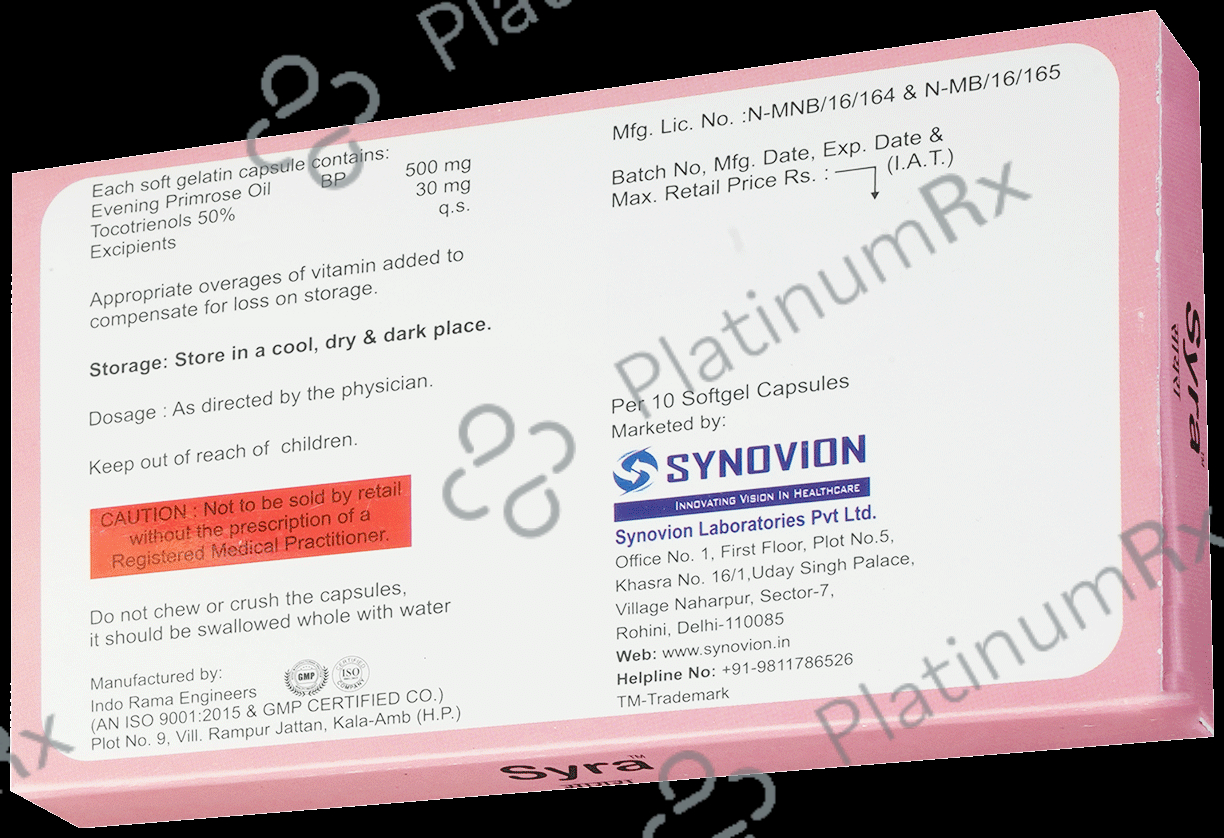 Syra Softgel Capsule
