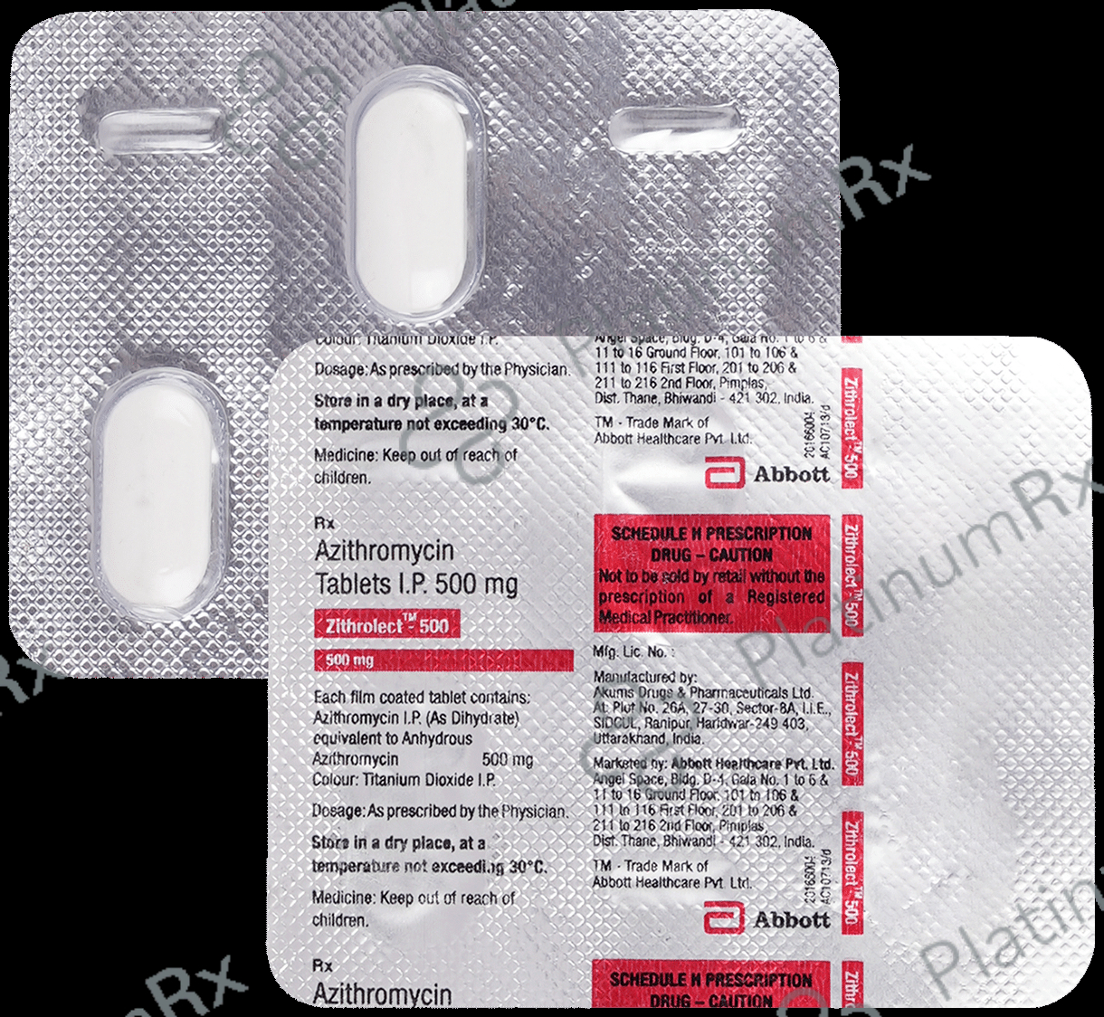 Zithrolect 500 Tablet