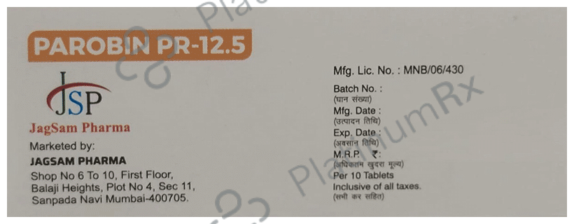 Parobin 12.5mg Tablet