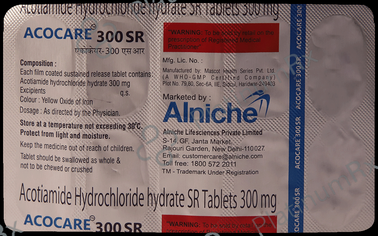 Acocare 300mg Tablet SR