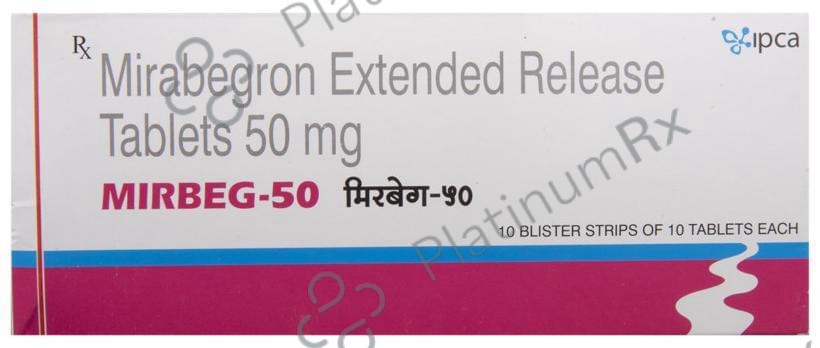 Mirbeg 50mg Tablet ER 10s