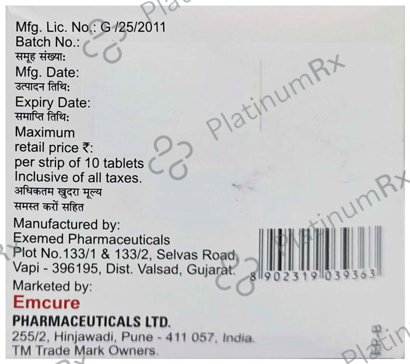 Vylda DM 10/500/100mg Tablet 10s