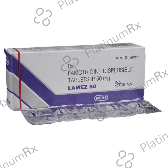 Lamez 50mg Tablet DT 10s