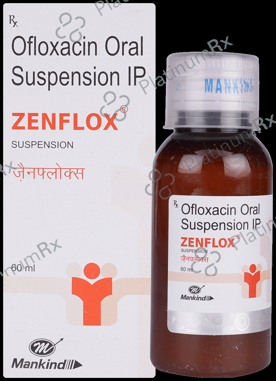Zenflox 50mg Suspension 60ml