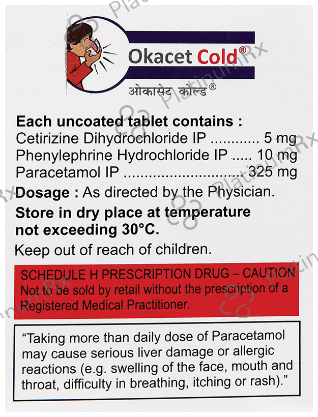 Okacet Cold Tablet