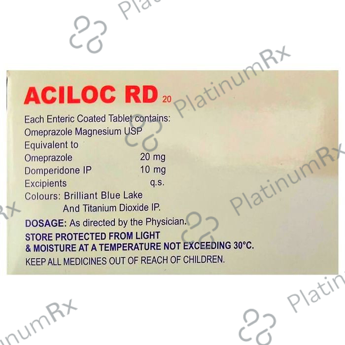Aciloc RD 20/10mg Tablet 15s