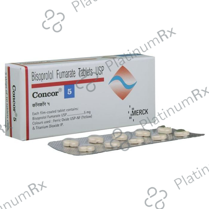 Concor 5mg Tablet 10s