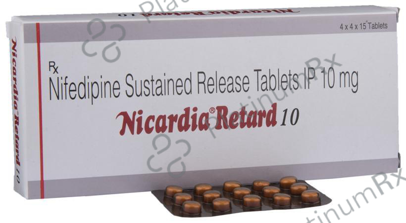 Nicardia Retard SR 10mg Tablet 15s