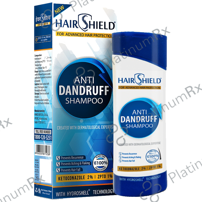 Hair Shield Anti Dandruff Shampoo 100 Shampoo