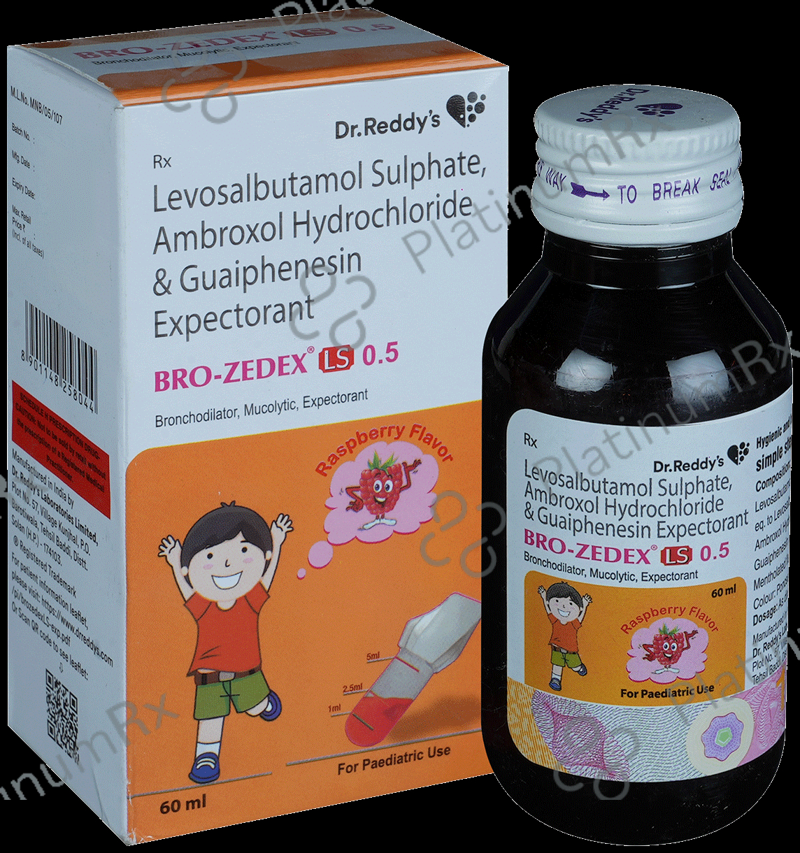 Bro-Zedex LS 0.5 Expectorant Raspberry