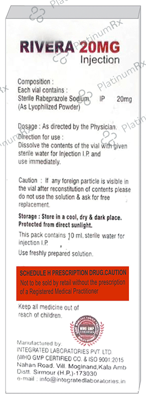 Rivera 20mg Injection