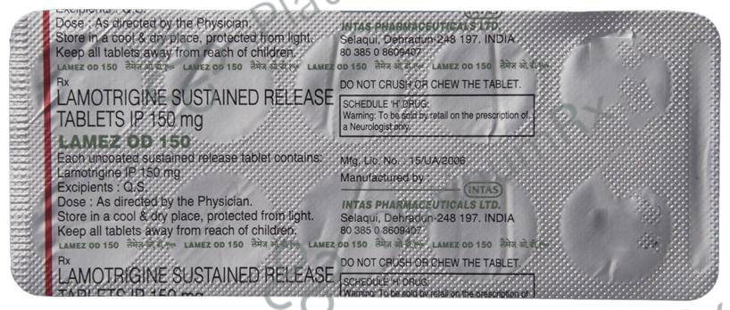 Lamez OD 150mg Tablet SR 10s