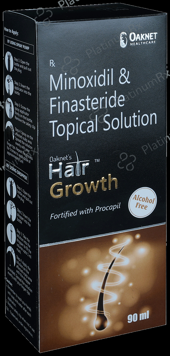 Oaknet's Hair Growth Topical Solution Alcohol Free