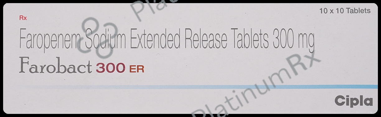 Farobact 300mg Tablet ER 10s