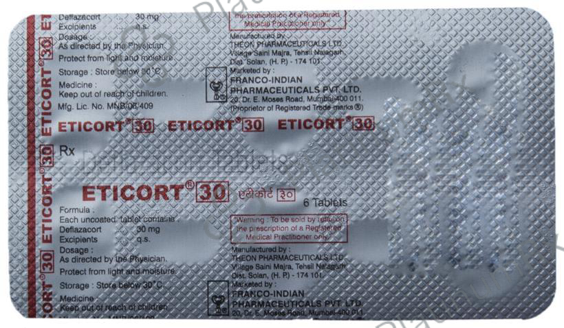 Eticort 30 Tablet 6 Tablet