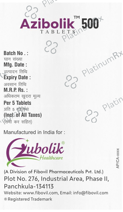 Azibolik 500 Tablet