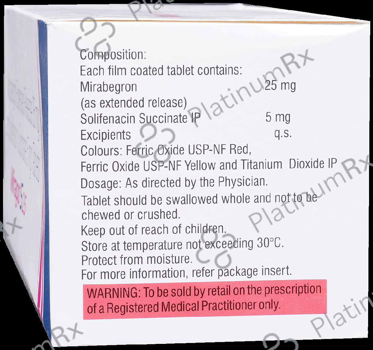 Mirago S 25mg Tablet ER 10s