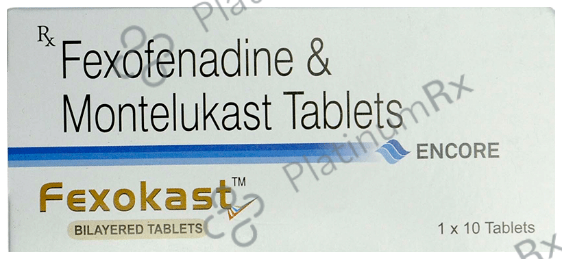 Fexokast 10 mg/120 mg Tablet