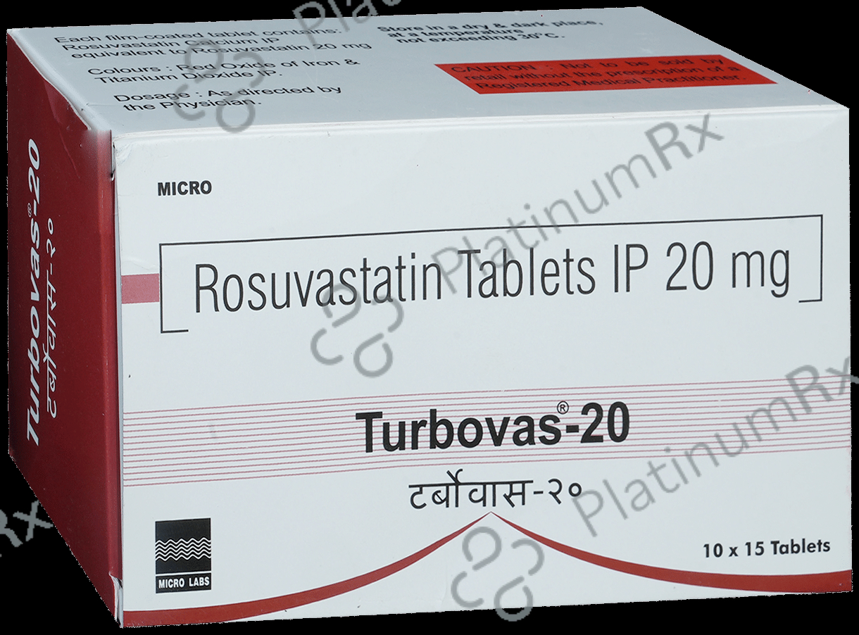Turbovas 20mg Tablet 15s