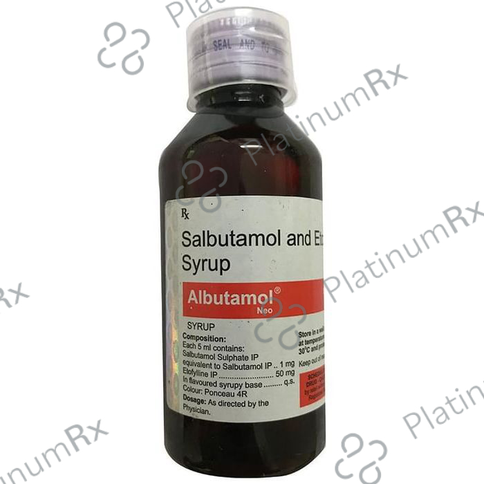 Albutamol Neo 50/1mg Syrup 100ml