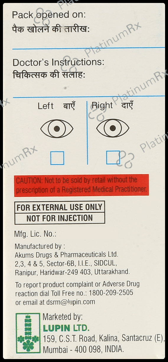 B2 Doc 2/10mg Eye Drop 5ml