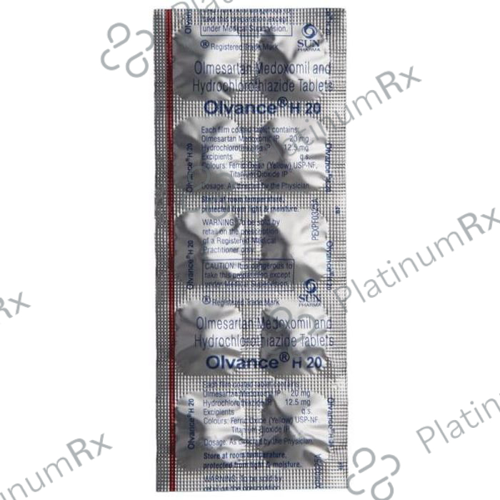 Olvance H 12.5/20mg Tablet 10s