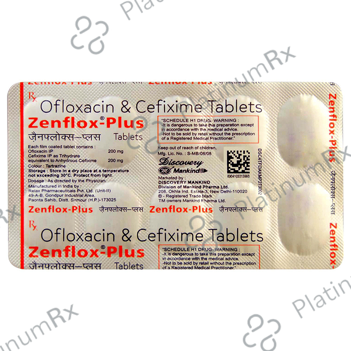 Zenflox Plus 200/200mg Tablet 10s