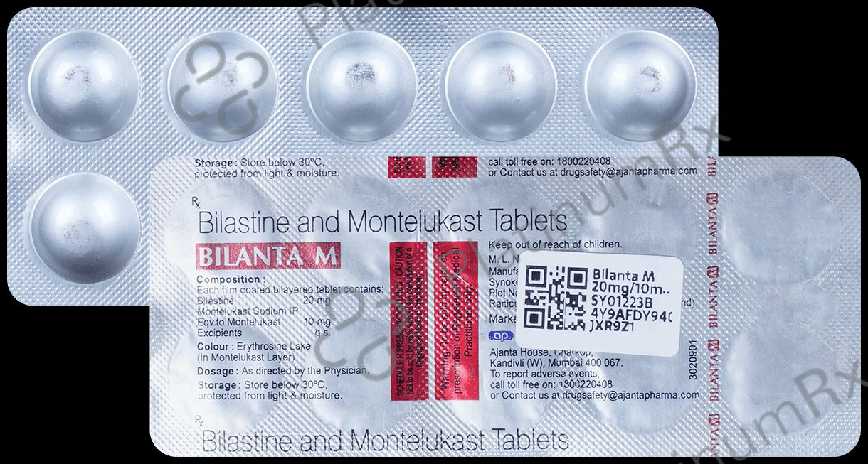 Bilanta M 20m/10mg Tablet 10s