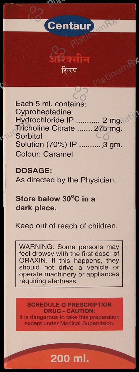 Oraxin Syrup 200ml