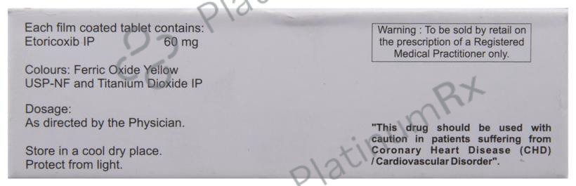 Etosaid 60mg Tablet 10s
