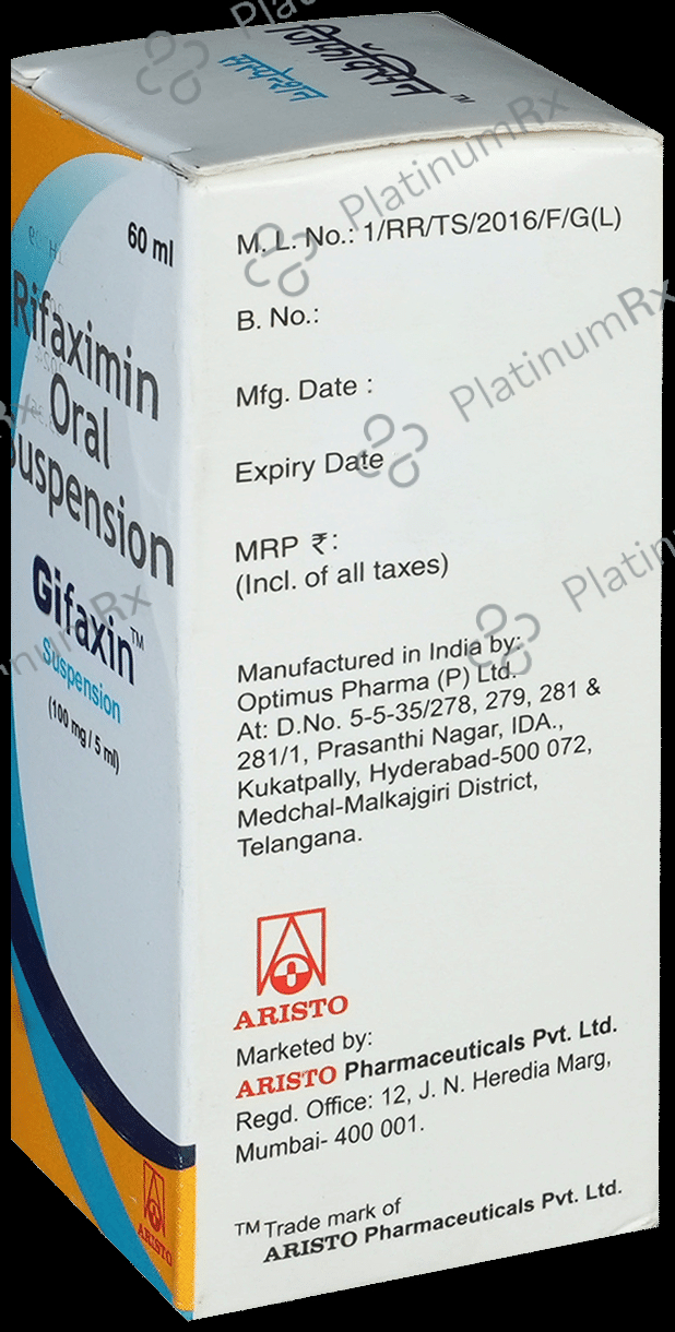 Gifaxin 100 mg Syrup