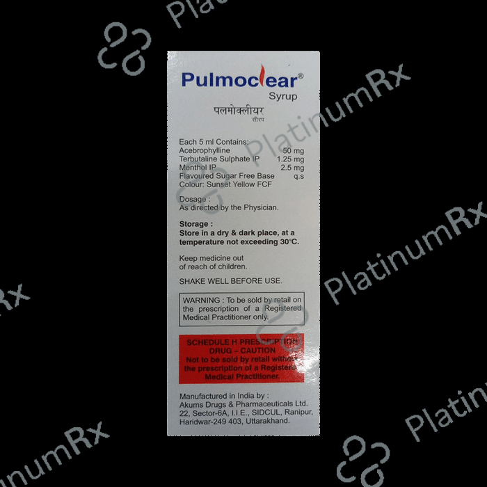 Pulmoclear Syrup 100ml