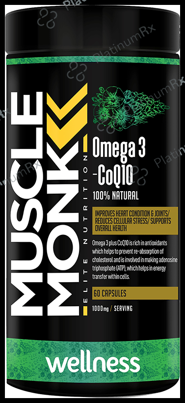 Muscle Monk Omega 3 CoQ10 Capsule