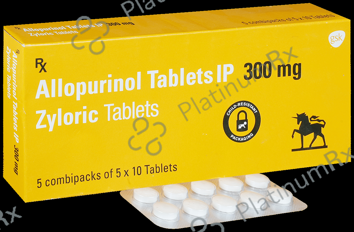 Zyloric 300mg Tablet 10s