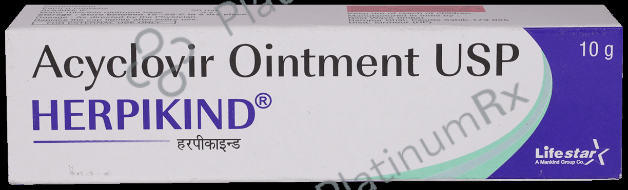 Herpikind 5% Ointment 10gm