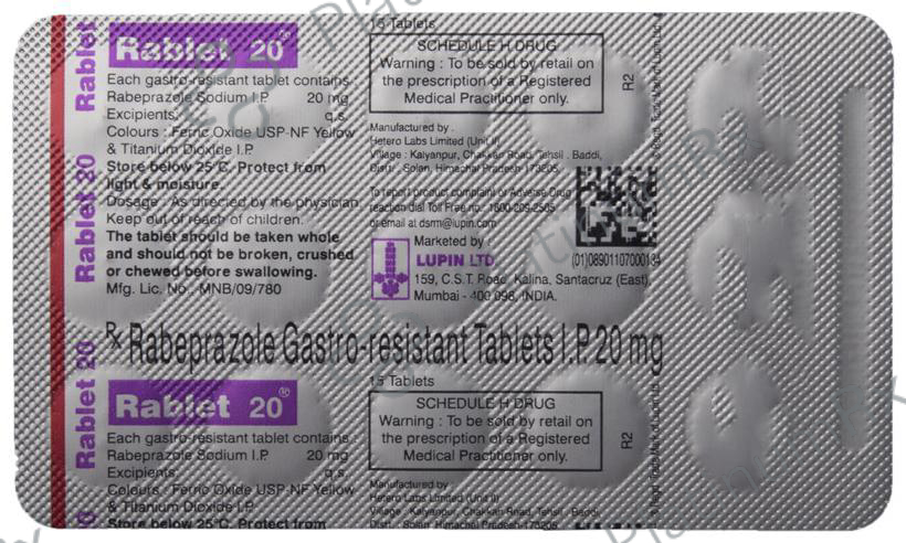 Rablet 20mg Tablet 15s