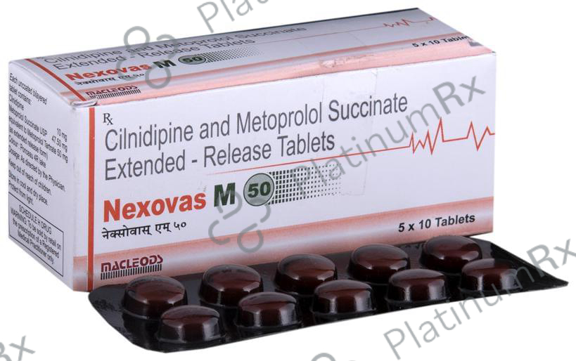 Nexovas M 10/50mg Tablet 10s