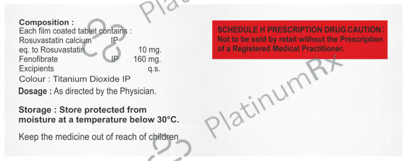 Rosuvil F 160mg/10mg Tablet