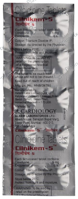 Cilnikem 5mg Tablet 10s