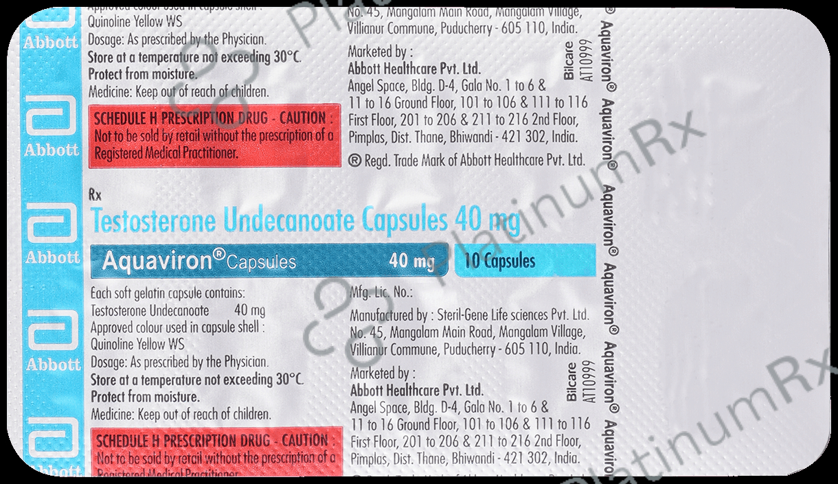 Aquaviron 40mg Capsule