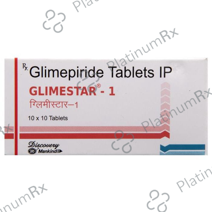 Glimestar 1mg Tablet 10s