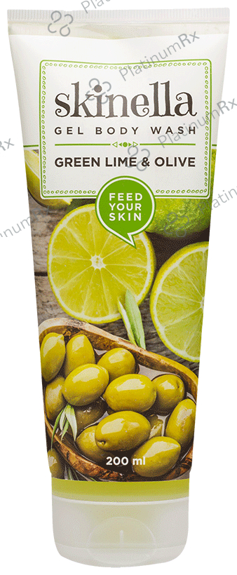 Skinella Body Wash Gel Green Lime & Olive