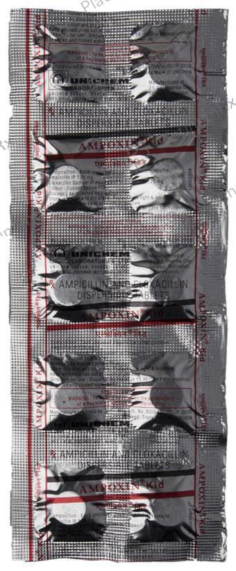 Ampoxin Kid 125/125mg Tablet 10s