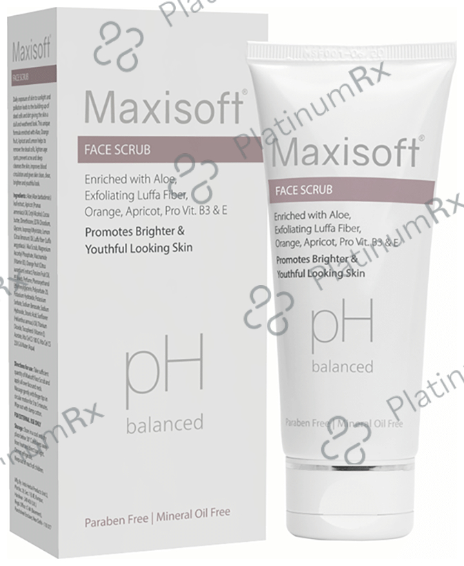 Maxisoft Face Scrub (100gm Each) 4 Tubes